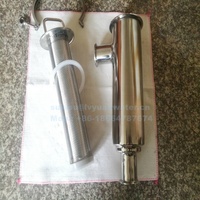 Luoman xiari — tubes en acier inoxydable à trois pinces SS, 316L, 304mm, boîtier filtre à lait en ligne, usine, contrôleur