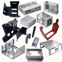 Boîtier d'ordinateur miniature personnalisé avec dissipateur thermique, en aluminium extrudé, pour applications industrielles, boîtier de carte de circuit imprimé, fabrication OEM