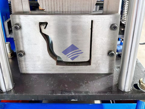 1200mm Aluminium Rain Gutter <b>Machine</b> Colored Steel Roof Gutter <b>Making</b> Equipment with Gear Bearing Motor Core Components - Product Image 5