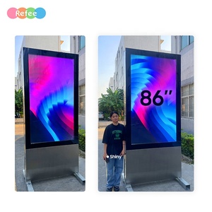 Kiosco Publicitario Exterior de Acero Inoxidable de 55 y 65 Pulgadas, Señalización Digital LCD de Alto Brillo, SDK para Tiendas Minoristas - Product Image 3