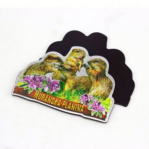 Creative Custom Modern Design Country Tourism Magnetic Photo 3D Sticker Foil-<b>Fridge</b>-Magnet - Product Image 2