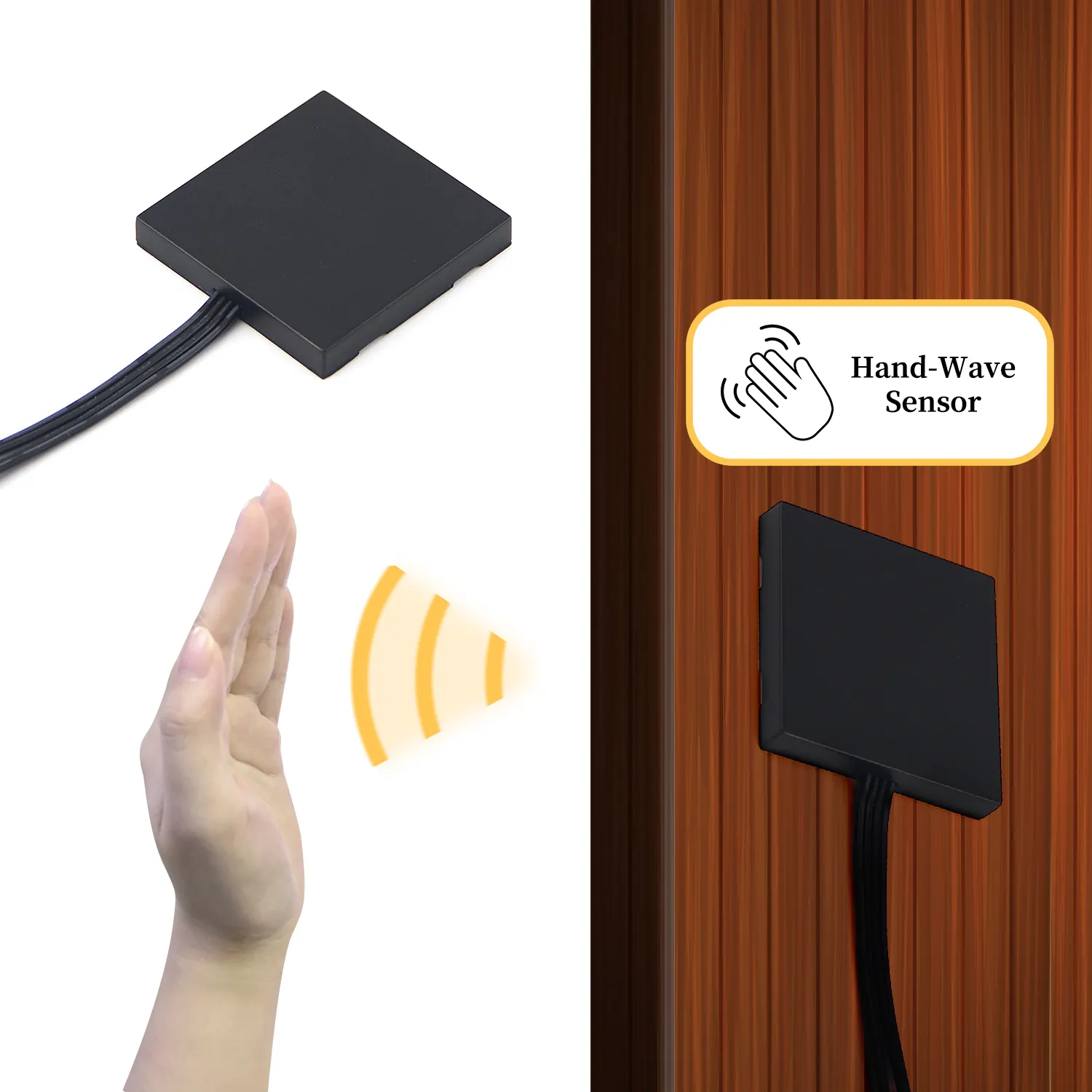 Vst Dc 12V Verborgen Partitie Handgolf Led Sensor Schakelkast Licht Smart Switch Indoor Onzichtbare Schakelaar