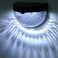 Lampes solaires étanches à 6 LED pour couloir, lumières de cour lumineuses, éclairage extérieur pour escaliers et murs de clôture
