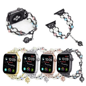 <span class=keywords><strong>Bracelet</strong></span> de rechange en métal lumineux pour <span class=keywords><strong>Apple</strong></span> <span class=keywords><strong>Watch</strong></span>, pour Iwatch, <span class=keywords><strong>bijoux</strong></span>, tendance, nouvelle collection - Product Image 2