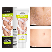 MOIKA Naturel Biologique Crème Réparatrice pour Vergetures et Cicatrices, Améliore l'Élasticité de la Peau, Lisse et Réduit les Vergetures et Cicatrices