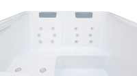 Bain à remous extérieur en acrylique, spa jacuzzi, bain à remous massant à angle droit, baignoire spa 3 personnes, prêt à l'emploi, Balboa