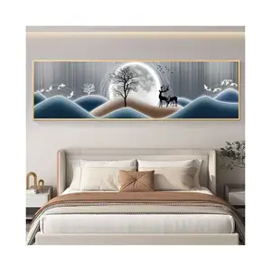 2024 New Design Bed Background Wall Painting Oil Painting Wall Art For Living Room Home Decor