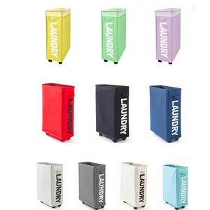 Cesto multifuncional para la ropa sucia, cesta de almacenamiento de ropa sucia, organizador de tela Oxford con ruedas - Product Image 5