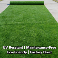 Gazon artificiel en rouleau, herbe synthétique pour la décoration de jardin et de paysage, gazon artificiel pour l'extérieur et l'intérieur, tapis de gazon en rouleau
