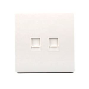 Placa de Pared Keystone de un Solo Puerto, Tipo 86, Superficie Mate, Material PC ABS, Fácil Instalación, Color Personalizado, Duradera, Compatible con Ethernet y HDMI - Product Image 4