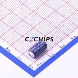 ERS1CM221E11OT Through-Hole <b>Aluminum</b> <b>Electrolytic</b> <b>Capacitor</b> Through hole Component THT,D6.3xL11mm 220uF 20% 16V 2.5mm - Product Image 2