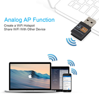 Adaptateur Wifi 5g RTL8811CU Double Bande 600Mbps Adaptateur Wifi USB 802.11 Ac Clé Wifi pour Android Tv Box