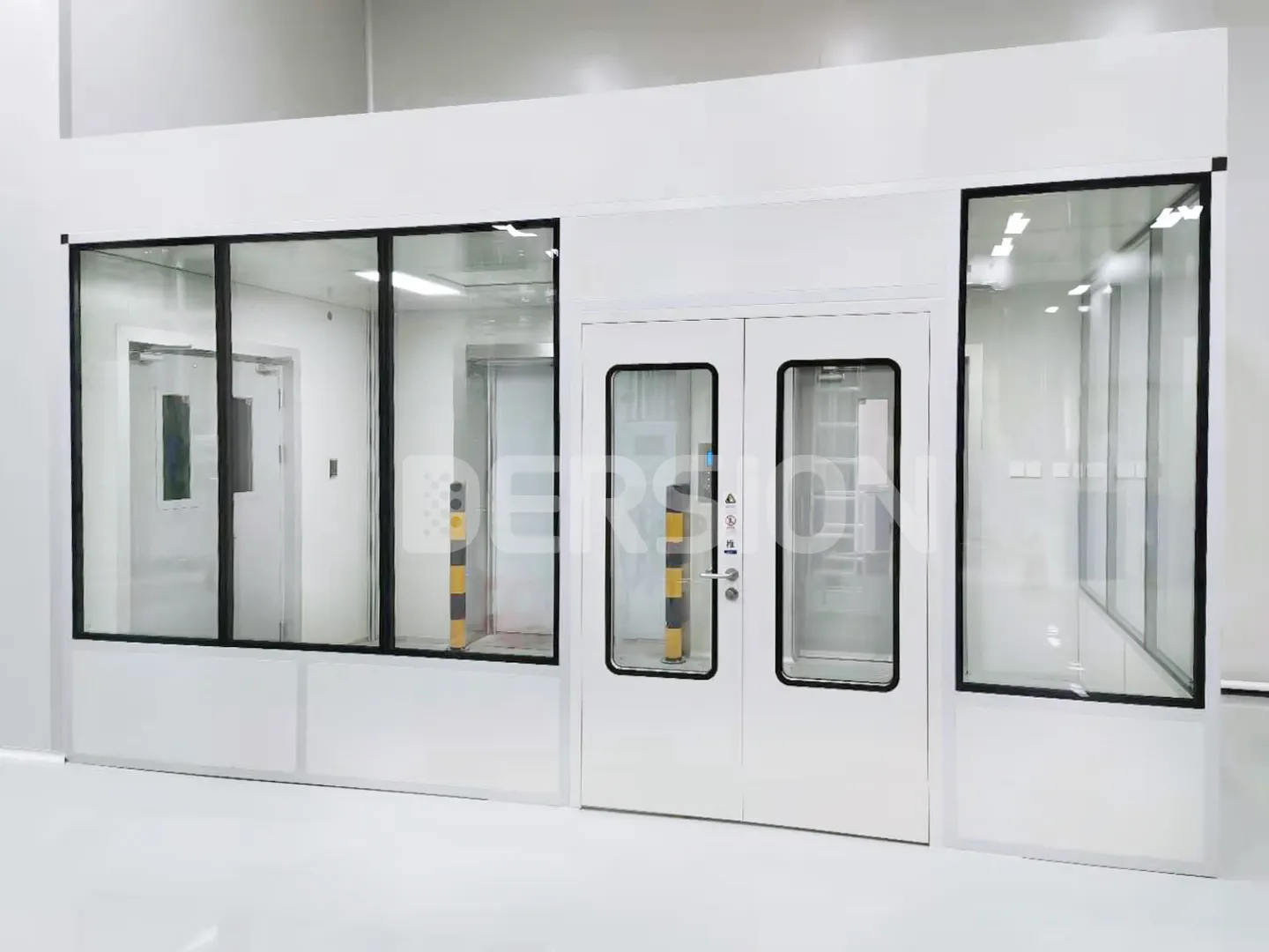 Dersion – salle blanche modulaire ISO 7, sans poussière, à paroi dure