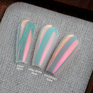 Poudre Chrome pour Ongles YOKEFELLOW GleamTap GT111, Nouvelle Formule Améliorée avec Design Coussin, Effet Aurore pour la Décoration des Ongles - Product Image 4