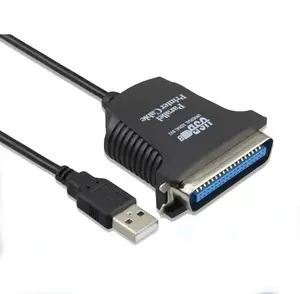 Yüksek kaliteli USB2.0 Baskı Kablosu Paralel Port Kablosu IEEE 1284 36pin Yazıcı Adaptörü Dönüştürücü USB DB36 CN36 kablo