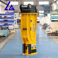 Marteau de démolition hydraulique robuste Ligong 30-45T avec moteur pour travaux en carrière, démolition de béton, marteau perforateur