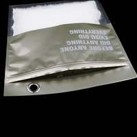 GRS Vente en gros Emballage refermable transparent EN15343 recyclé avec logo personnalisé pour T-Shirt Chaussettes Sous-vêtements Poly Bag