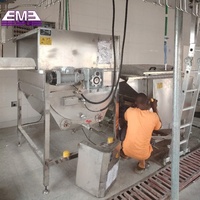 Machine à abattre les poulets, machine à plumer les poulets automatique pour l'équipement de boucherie avicole