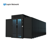 Armoire de serveur 19 pouces 42U personnalisée par l'usine Ningbo Lepin, armoire réseau noire pour salle informatique, armoire rack 27U, liste de prix 600