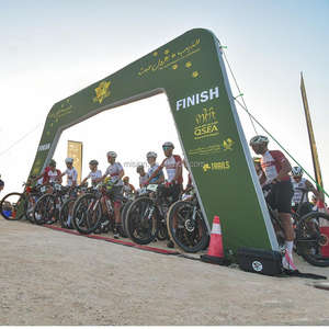 Expositor <span class=keywords><strong>de</strong></span> Aluminio Metálico con Banner <span class=keywords><strong>de</strong></span> Tela para Eventos Deportivos, Arco Portátil Decorativo para <span class=keywords><strong>Fondo</strong></span> <span class=keywords><strong>de</strong></span> Uso en Exteriores - Product Image 3