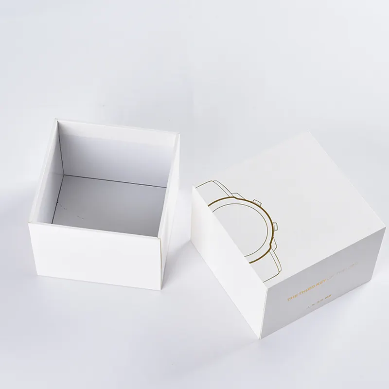 Custom logo luxury rigid watch jewelry cardboard packing box gift packaging paper cosmetic paper box for perfume