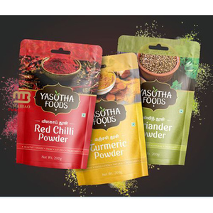 ถุงใส่เครื่องปรุงอาหารแบบตั้งได้ทำจากอลูมิเนียมฟอยล์ถุงใส่เครื่องเทศใช้บรรจุอาหารได้มีซิปเปิดปิดได้ - Product Image 2