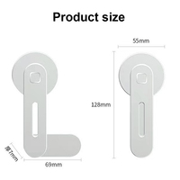 Support d'extension pour écran d'ordinateur, support magnétique réglable pour ordinateur portable, fixation latérale pour bureau, support de téléphone de voiture pour Tesla en alliage d'aluminium
