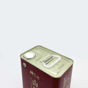 Boîte en fer blanc carrée personnalisable en gros avec poignée en plastique pour huile alimentaire, aliments pour animaux, biscuits, chocolat, gâteaux, huile d'olive - Product Image 6