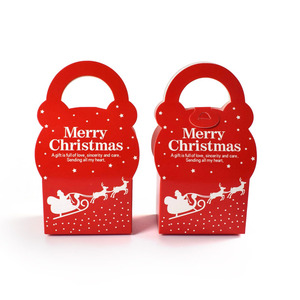 Wholesale Christmas Gift Boxes Creative Cute Candy Chocolate Gifts Packaging Box Portable Folding Paper Boxes