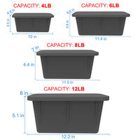 Moule à glaçons et bacs à crème glacée en silicone écologique XXL personnalisés en gros