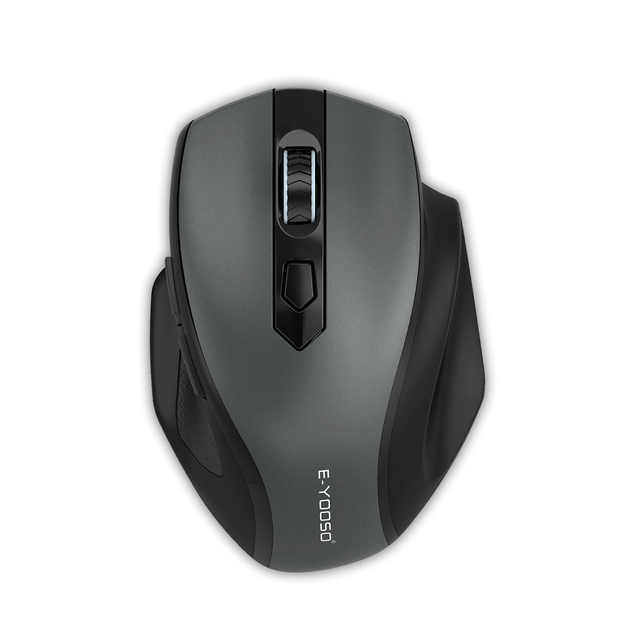 New Arrival Ergonomic Design 2.4G Compatible 5 Level 4000 DPI Large Wireless Mouse for Big Hand