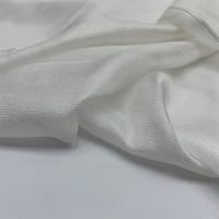 Blanc 12mm Soie Tulle Tissu Doux Maille Tissu Soie Oeillet Maille Tissu pour Robe De Mariée