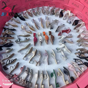 Sandalias de Tacón Alto con Punta Abierta y Parte Superior de PU para Mujer, Moda de Verano para Fiestas - Product Image 2