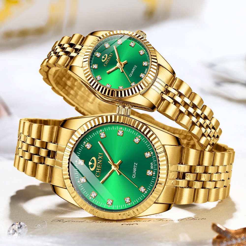 CHENXI 004A Lovers' Watches - Stylish Stainless Steel