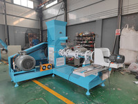 Machine de fabrication de croquettes pour animaux de compagnie de bonne qualité, extrudeuse automatique de nourriture flottante pour chats et poissons, ligne de production de granulés à petite échelle, machine à fabriquer des aliments pour chiens
