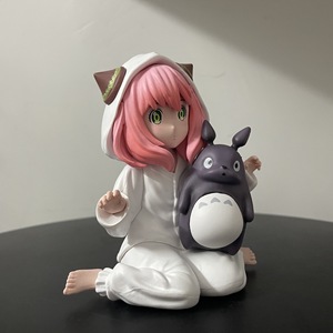 Figura de Anime Japonés, Linda Chica Anime, Spy Family, Anya Forger, Totoro, Juguete de PVC, Figura de Anime Versión Q - Product Image 3