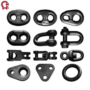 Hlm समुद्री हार्डवेयर गर्म डुबकी गैल्वेनाइज्ड केटर चेन डिचेबल किटर शेकेल समुद्री मूरिंग केटर शेकेल - Product Image 1