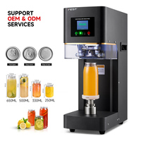 Máquina Selladora de Latas Eléctrica, Selladora de Latas Comercial para Bebidas, Refrescos, Cerveza, Jugos, Latas de Aluminio, Plástico y Metal