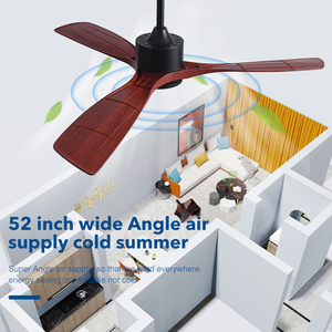 Top Sản phẩm bán chạy nhiều màu tùy chọn tiếng ồn thấp hoạt động ổn định 42 inch điều khiển từ xa hiện đại Quạt trần - Product Image 2