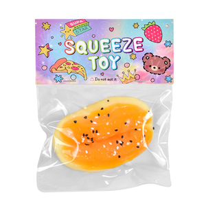 Pinch Family Squishy Bâtonnet de pain frit, Jouet anti-stress en forme de nourriture, Simulation de pain à pincer, Squishy - Product Image 6