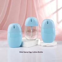 Flacon pulvérisateur de parfum 50 ml, répulsif anti-moustiques, eau florale, rechargeable, en PP, avec pompe, emballage boîte/sac