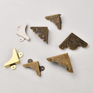 Corner Brace Antique Iron <b>Bracket</b> For Wooden Box Gift Box Decorative Corner Protector Hardware Accessories - Product Image 3