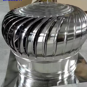 Ventilador de Extracción Axial de Bajo Ruido, Accionado por Viento, de Acero Inoxidable, con Bola de Acero Inoxidable, de 600 mm, 16 Pulgadas, 20 Pulgadas, 800 mm, para Montaje en Techo, con una Fuerte Succión de 9000 m³/h, Marca Shuangyi - Product Image 2