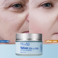 Baume au suif HALAL GHK-CU pour soins de la peau sensible, crème hydratante anti-rides haute énergie, nutrition profonde, peptide de cuivre bleu