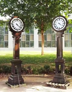 Reloj de Jardín Decorativo de Metal para Calles Urbanas, Diseño de <span class=keywords><strong>Arquitectura</strong></span> Paisajística para Edificios de Jardín - Product Image 2