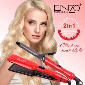 <span class=keywords><strong>Lisseur</strong></span> électrique <span class=keywords><strong>ENZO</strong></span> en gros à bon <span class=keywords><strong>prix</strong></span>, fer à lisser et à boucler 2-en-1 pour femmes - Product Image 2