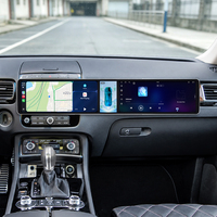 Écran triple 12,3 pouces Foforfor pour Volkswagen Touareg 2011-2017, Carplay Android 15, autoradio multimédia, DSP 4G GPS Navi OEM