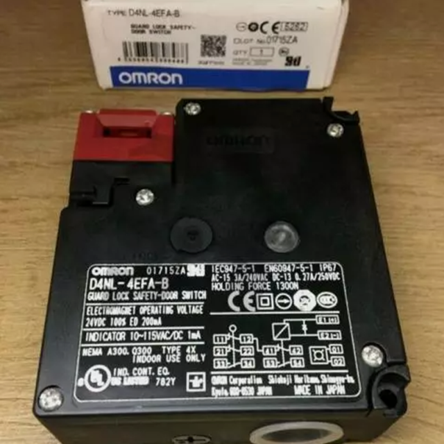 Original Brand New One Brand New D4NL-4EFA-B Guard Lock Safety-door Switch 24v-dc D4NL4EFAB For PLC