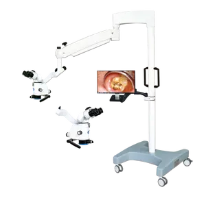 Microscope chirurgical binoculaire pour soin dentaire, grossissement, prix d'optique, yeux