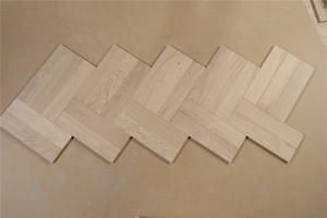 Planchers en <span class=keywords><strong>bois</strong></span> d'ingénierie à chevrons en chêne blanc, <span class=keywords><strong>bois</strong></span> d'ingénierie écologique pour cuisine et salon - Product Image 6